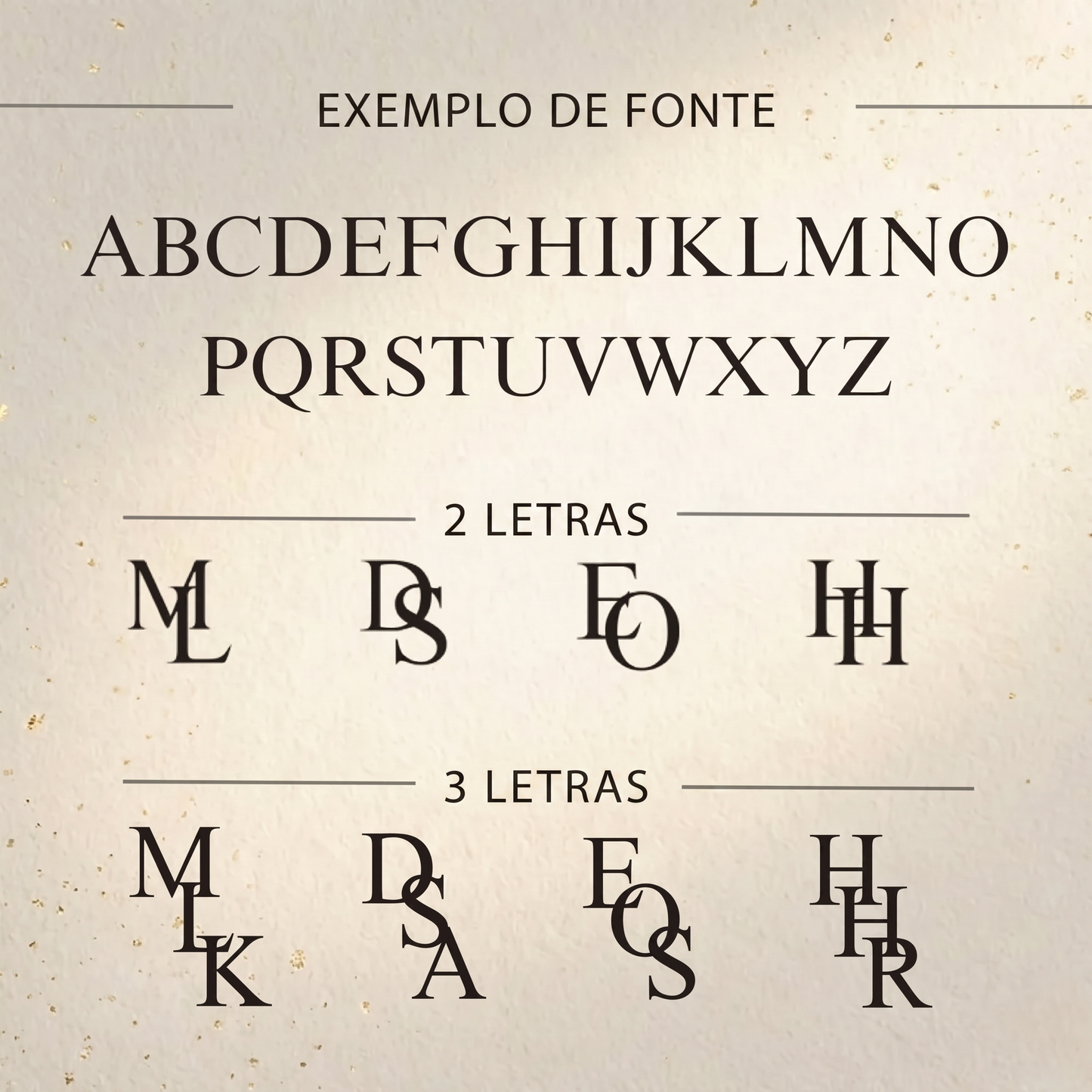 Colar de Iniciais Personalizado