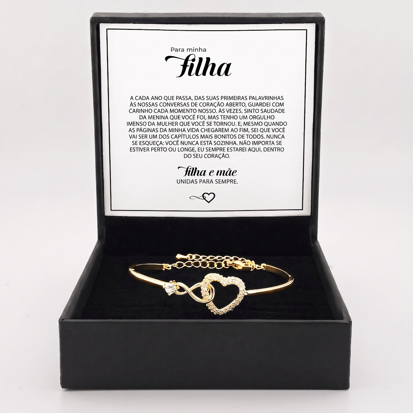 Pulseira "Para a Minha Filha" — Conexão Eterna