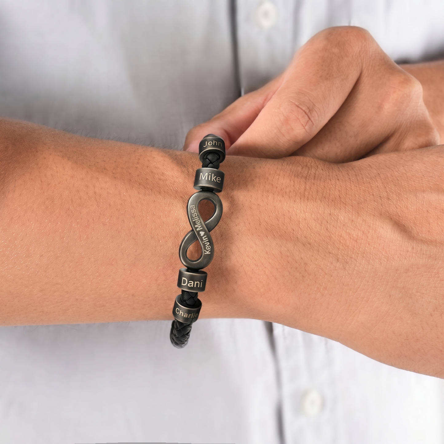 Pulseira Vínculo Infinito com Nomes