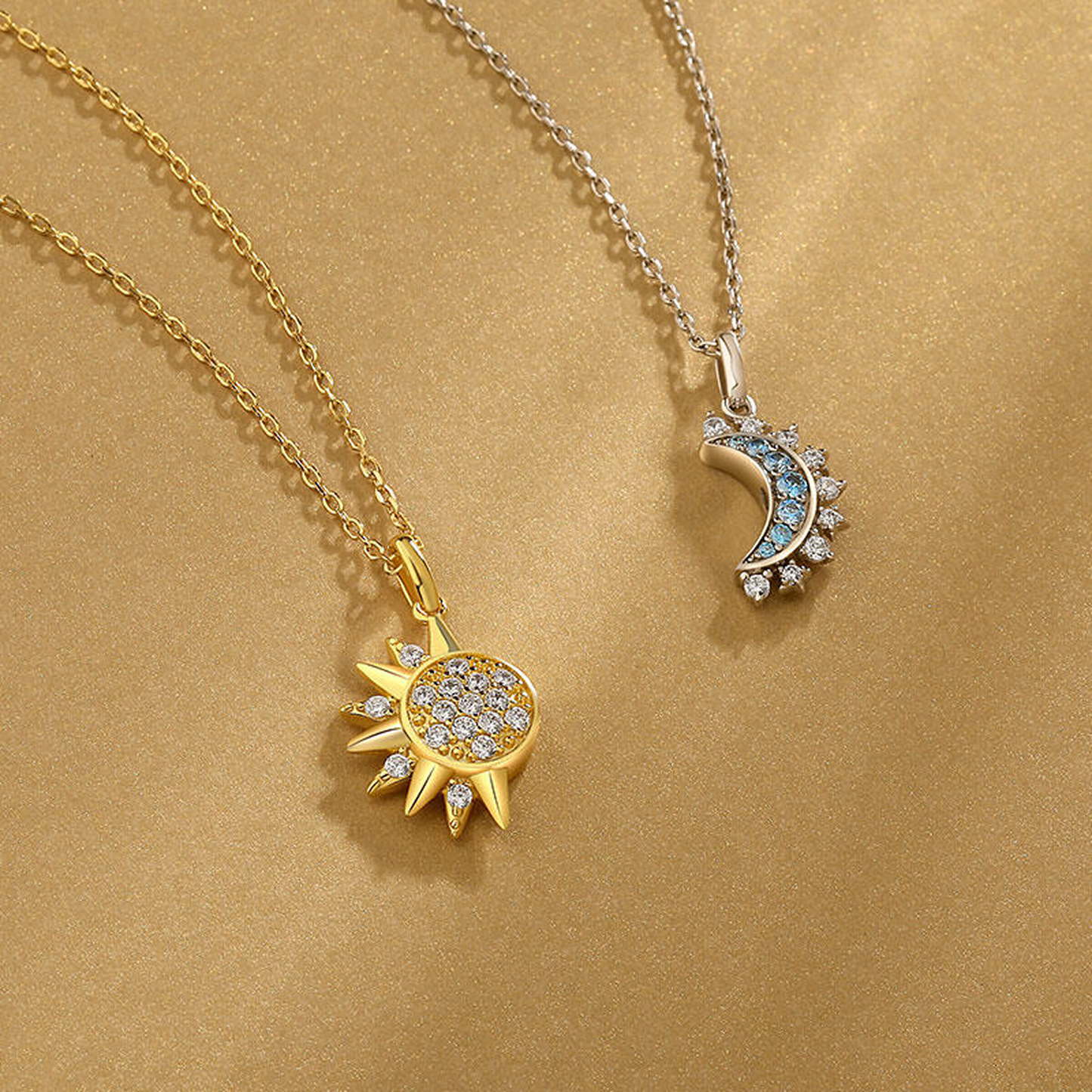 Colar Sol e Lua